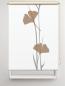 Preview: Rollo Ginkgo grey-capuccino, Motivrollo, Rollo mit Druck, Fotorollo, bedrucktes Rollo, Fensterrollo,verdunkelndes Rollo, Sonnenschutz Rollo